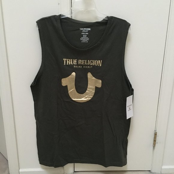 True Religion Green Tank - Picture 1 of 4